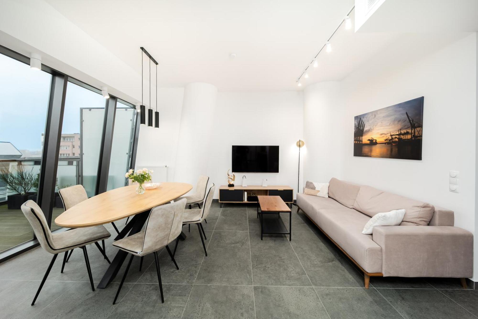 Apartament Hanza Tower No. 701 - Swimming Pool, Jacuzzi, Terrace Szczecin